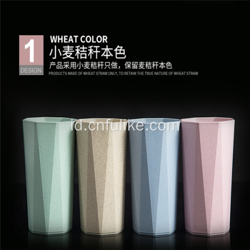 Octagon Shape Colorful Plastik Cup Degradable Cup